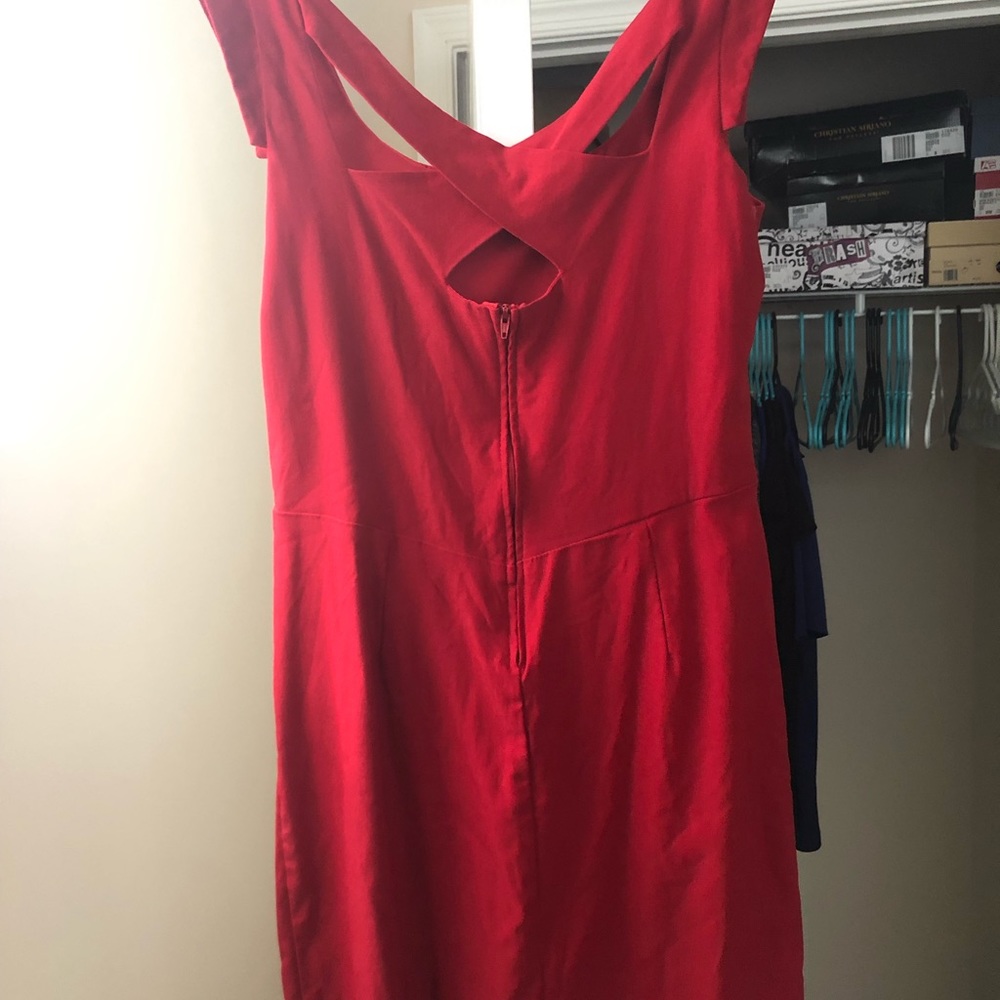 Red dress